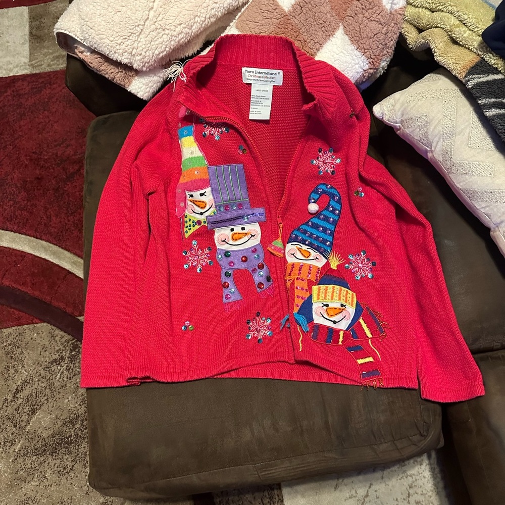 Woman Ugly Christmas Sweater